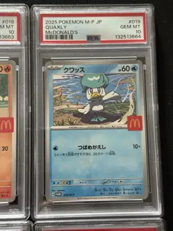 PSA 10 SEQUENTIAL McDonalds Promo Complete Set Pokemon Japanese 2025 Pikachu etc - Image 4