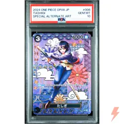 PSA 10 Tashigi (SP Alt Art) ST06-006 Two Legends - ONE PIECE Japanese 2024 - Image 1