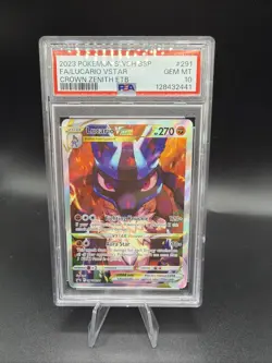 Lucario VSTAR SWSH291 Sword & Shield Promo Holo Card PSA 10 Gem Mint - Image 1
