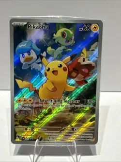 Pikachu 027 Sv: Scarlet & Violet Promo Cards Holo Sealed - Image 1