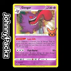 Gengar 057/198 - 2021 Promo Trick or Trade BOOster Holo - Pokemon Card (NM) - Image 1