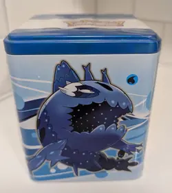 Pokemon TCG 2022 Water Type Stacking Collector Tin 3 Booster Packs New Sealed - Image 2
