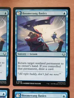 4x Boomerang Basics **NEAR MINT** **UNPLAYED** MTG - Image 3