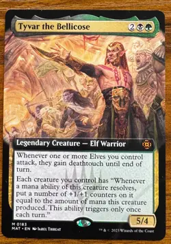 Tyvar the Bellicose #183 · March of the Machine · Extended Art · Non-Foil - Image 1