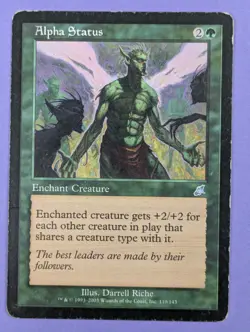 MTG Magic The Gathering: Scourge: Alpha Status #110/143 Uncommon - HP - Image 3