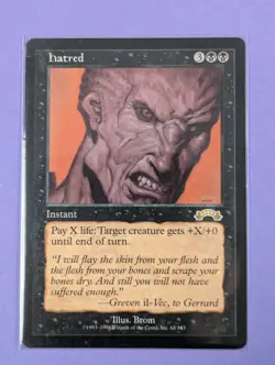 MTG Magic The Gathering: Exodus: Hatred Rare #61/43 - LP - Image 1