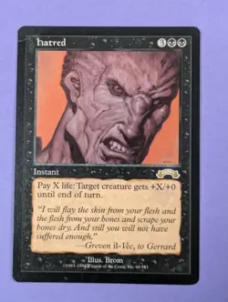 MTG Magic The Gathering: Exodus: Hatred Rare #61/43 - LP - Image 2