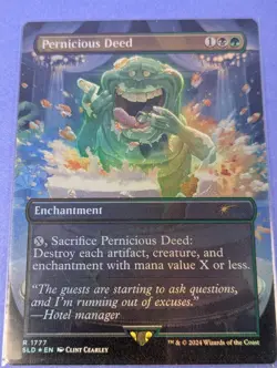 MTG Magic: Secret Lair Drop: Pernicious Deed Borderless Foil #1777 Rare - NM - Image 1