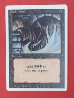 MTG Singles - Dark Ritual - Revised -K202 - Image 1