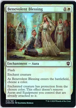 Benevolent Blessing C Commander Legends 13 Near Mint Foil Magic - Image 1