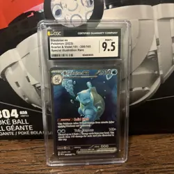 BLASTOISE EX (2023) S&V 151 - 200/165 (SPECIAL ILLUSTRATION RARE) CGC 9.5 + - Image 1