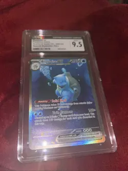 BLASTOISE EX (2023) S&V 151 - 200/165 (SPECIAL ILLUSTRATION RARE) CGC 9.5 + - Image 1