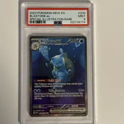Blastoise ex 200/165 S&V 151 PSA 9 Pokemon SIR Special Illustration Rare MINT - Image 1
