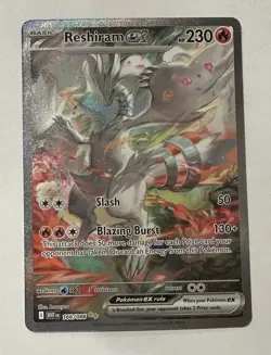 Pokemon TCG SV: White Flare #166/086 Reshiram ex SIR POSSIBLE PSA 10 - Image 3