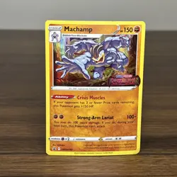 Machamp #SWSH243 - Lost Origin - Stamped Holo Promo Pokemon Card - Image 2