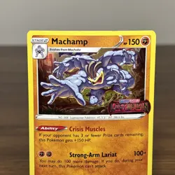 Machamp #SWSH243 - Lost Origin - Stamped Holo Promo Pokemon Card - Image 3