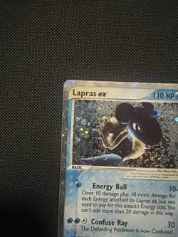 Lapras EX 99/109 Ruby Sapphire Holo Pokemon TCG Holo Swirl - Image 5