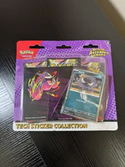 Pokemon Ascended Heroes Tech Sticker Collection Gastly - Damaged Package - Image 1