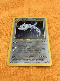 Steelix 15/111 Neo Genesis Set Holo Rare Pokemon - Image 1