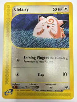 Pokemon TCG Clefairy 101/165 Expedition Base Set NM Condition - Image 1