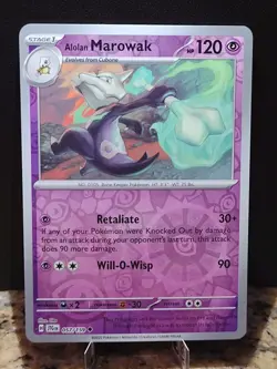Marowak 057/159 & Metagross 063/159 Journey Together Reverse Holo Pokemon Cards - Image 3