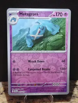 Marowak 057/159 & Metagross 063/159 Journey Together Reverse Holo Pokemon Cards - Image 5