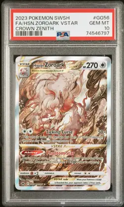 HSN. Zoroark VSTAR 2023 Pokemon Crown Zenith PSA 10 #GG56 - Image 1