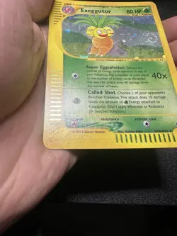 Pokemon EXEGGUTOR Holo Rare 2003 Aquapolis H10/H32 - Image 5