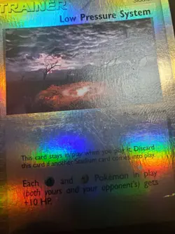 Pokemon Low Pressure System EX Dragon 86/97 Reverse Holo Uncommon HP/Crease - Image 2