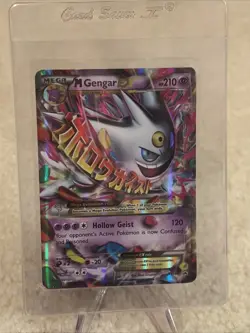Pokemon TCG M Gengar EX XY166 Shiny Holo Black Star Promo NM/LP Condition - Image 1