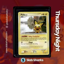 2007 POKEMON DIAMOND & PEARL MYSTERIOUS TREASURES #93/123 PICHU - Image 1