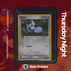 2004 POKEMON EX TEAM ROCKET RETURNS #52/109 DRATINI REVERSE HOLO STAMPED - Image 1