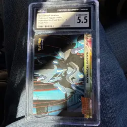 Pokemon TCG Mechanical Mewtwo Pokemon Topps Strikes Back 6 Excellent+ CGC 5.5 - Image 2