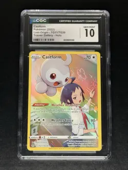 Castform TG11/TG30 Lost Origin Trainer Gallery Holo Pokemon Card TCG CGC 10 - Image 1