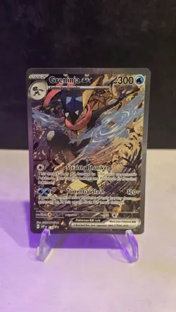 Pokemon TCG Greninja ex 132 Sv: Scarlet & Violet Black Star Promo NM/M - Image 1