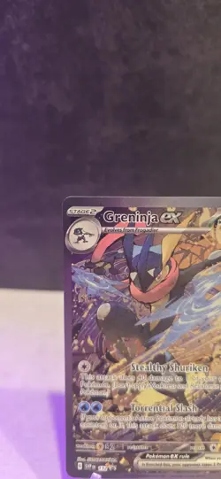 Pokemon TCG Greninja ex 132 Sv: Scarlet & Violet Black Star Promo NM/M - Image 3