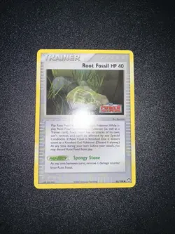 Pokemon TCG Root Fossil 86/108 Power Keepers Reverse Holo Stamped NM - Image 1