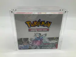 Pokemon TCG Temporal Forces Booster Boxes Sealed w/ Acrylic Case - Image 1