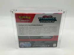 Pokemon TCG Temporal Forces Booster Boxes Sealed w/ Acrylic Case - Image 2