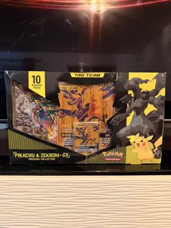 Pokemon TCG - Pikachu & Zekrom GX Premium Collection Box - Sealed - Image 1