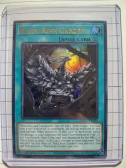 Yu-Gi-Oh! Black Rose Garden Ultra Rare Card DOOD-EN055 NM 1st Edition - Image 1