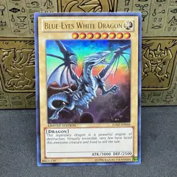 Yugioh Blue-Eyes White Dragon JUMP-EN068 Ultra Rare Limited Edition NM - Image 1