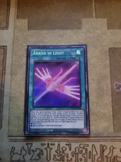 YUGIOH ARRIVE IN LIGHT DAMA-EN050 SECRET 1ST ED NM - Image 1