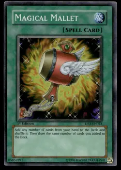 Yu-Gi-Oh TCG Chazz Princeton #DP2-EN024 Magical Mallet SR, 1st Ed. - Image 1