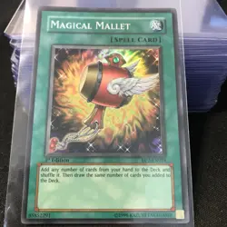 Yugioh Magical Mallet DP2-EN024 1st Edition Super Rare NM - Image 1