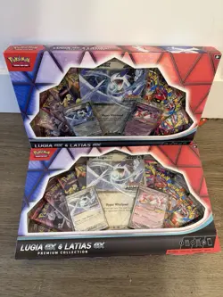 LOT OF 2: Pokemon TCG: Lugia EX and Latias Ex Premium Collection Box New Sealed - Image 1