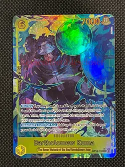 Bartholomew Kuma (Alternate Art) OP12-119 Legacy of the Master Foil NM FAST SHIP - Image 1