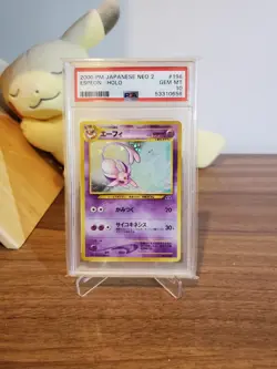 Pokemon Espeon 196 Holo Japanese Neo Discovery 2 Psa 10 GEM MINT - Image 1