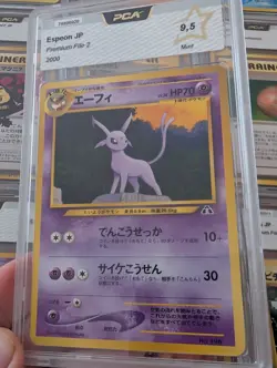 Pokemon 1999 Espeon 🔥Japanese Neo 2 Discovery Promo Premium File 2 Mentali - Image 1