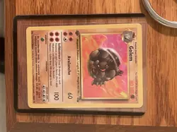 Golem 1st Edition Fossil 36/62 1999 Pokemon Card - NM - Image 1
